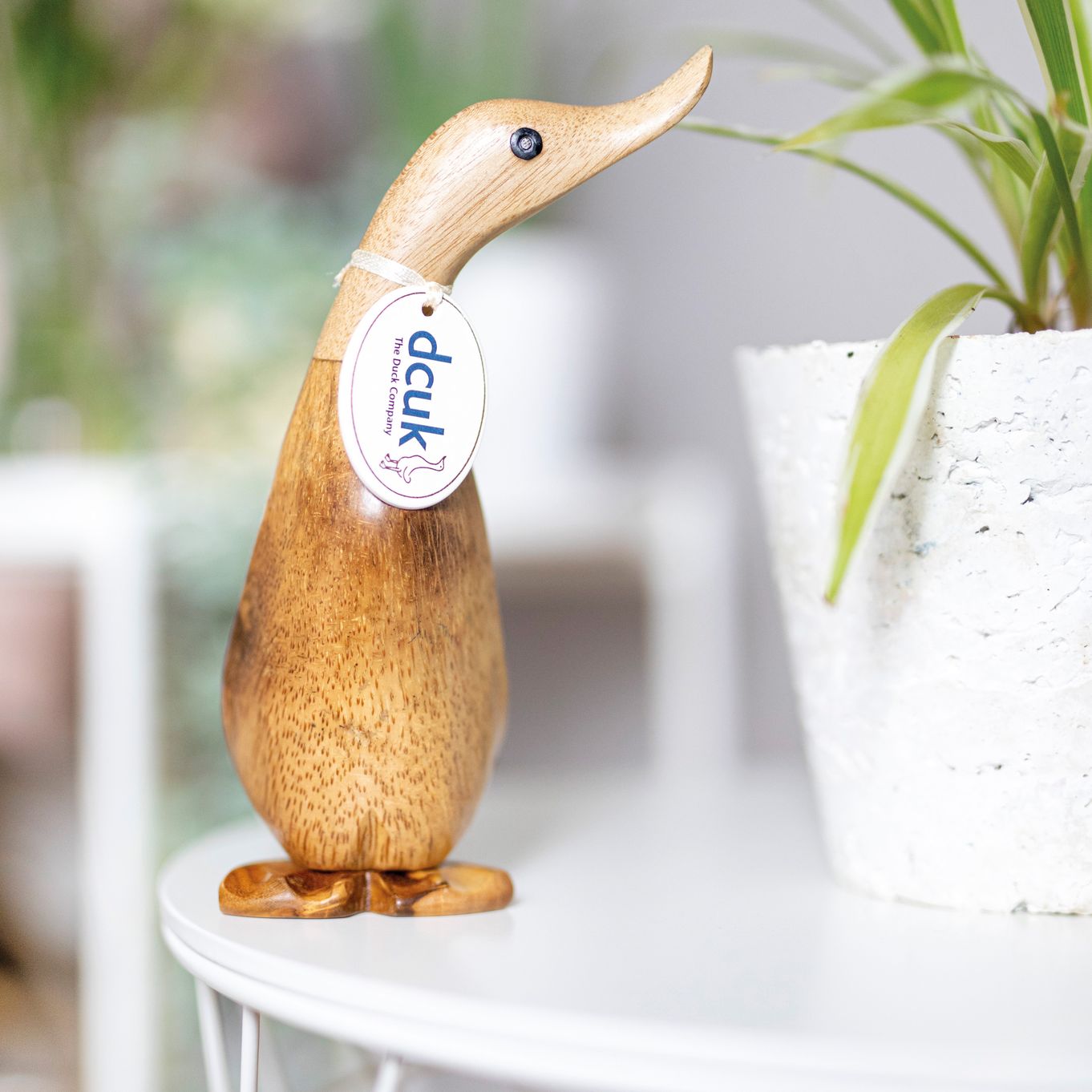 Natural Duckling | Rustic Wooden Duckling Ornament | DCUK