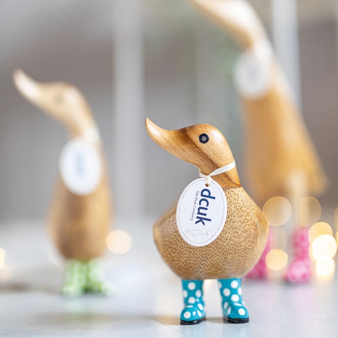 Duck with wellies ornament sale