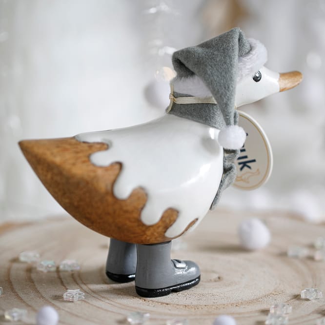 christmas wooden duck